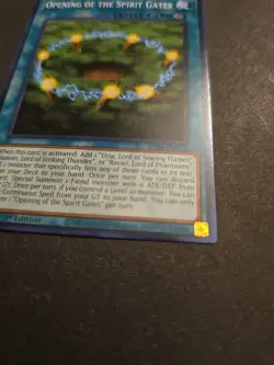 Yugioh! Opening of the Spirit Gates SDSA-EN020 Common 1st NM Best BUY - Image 2