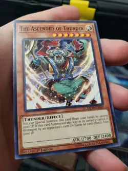 Yu-Gi-Oh! The Ascended of Thunder - MP18-EN060 - 1st Ed. - Common - NM!! - Image 2