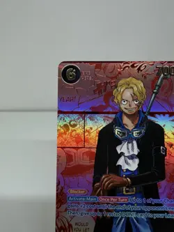 Sabo (120) (Red Super Alternate Art) Carrying On His Will (OP13) English - Image 2