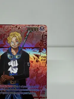 Sabo (120) (Red Super Alternate Art) Carrying On His Will (OP13) English - Image 3