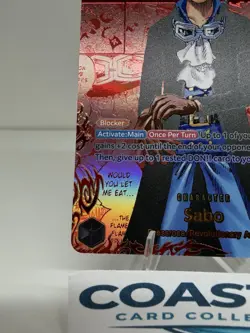 Sabo (120) (Red Super Alternate Art) Carrying On His Will (OP13) English - Image 5