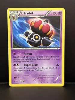 Pokemon TCG Claydol XY Ancient Origins 33/98 Regular Non-Holo Rare Card MP - Image 1