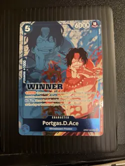 Portgas.D.Ace Winner Pack 2024 Oct.-Dec. OP07-053 One Piece Promotion Card Promo - Image 1