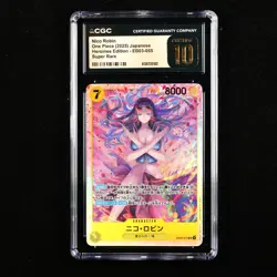 CGC 10 PRISTINE 2025 One Piece JPN Nico Robin EB03-055 SR(1) - Image 1