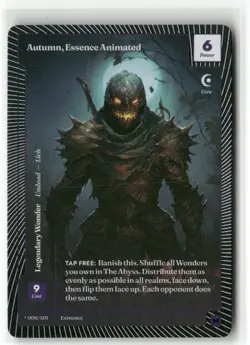 Wonders of the First 006/401 Autumn, Essence Animated Mythic Classic Foil - Image 1