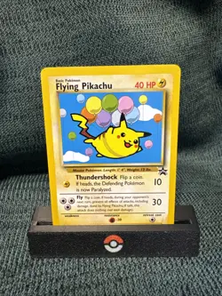 Flying Pikachu Promo #25 Pokemon TCG WOTC Black Star Vintage 2001 Rare Card - Image 1