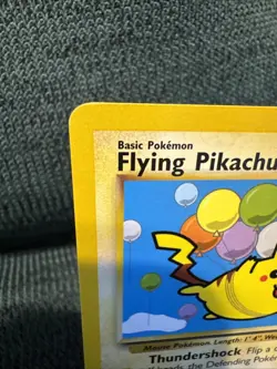 Flying Pikachu Promo #25 Pokemon TCG WOTC Black Star Vintage 2001 Rare Card - Image 2