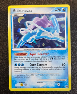 Suicune Lv.44 19/132 - COSMO Holo Rare - Secret Wonders - POKEMN CARD - NM/LP - Image 1