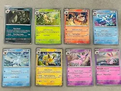 Pokemon Prismatic Evolutions Costco Mini Tins Cosmo Promo Cards (8 Cards Total) - Image 1