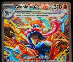 Greninja ex #214/167 Twilight Masquerade NM/M Pokemon Card - Image 4