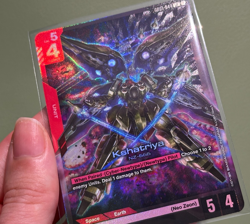 Kshatriya LR Foil GD01-044 - Newtype Rising - Gundam Card Game - Near Mint New - Image 4