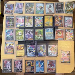 Pokemon Lot 32 Cards Mega Clefable SIR Jacinthe SIR Chansey IR Iron Leaves Gold - Image 1