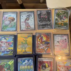 Pokemon Lot 32 Cards Mega Clefable SIR Jacinthe SIR Chansey IR Iron Leaves Gold - Image 3