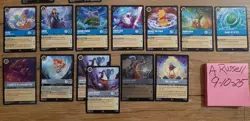 Disney Lorcana Fabled 59 Card Lot Legendary/Super Rare/Rare FOILS & NON FOILS NM - Image 4