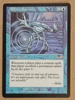 Aether Barrier - Nemesis - Near Mint | MTG - Image 1