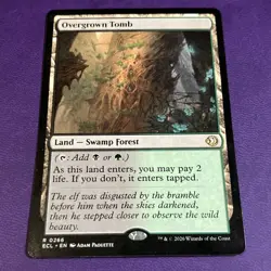 Magic: The Gathering Overgrown Tomb Land Rare ECL 0266 Adam Paquette - Image 1