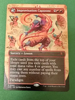 Improvisation Capstone (Borderless) #294 SOS MTG Unplayed FAST2SHIP!! - Image 1