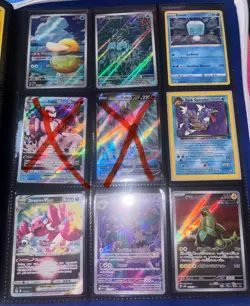Pokemon TCG Cards Bundle X 7 - Secret Rare Holo Vintage Full Art Dark Gyarados - Image 1