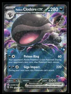 Paldean Clodsire ex 094/159 Double Rare Journey Together Pokemon NM - Image 1