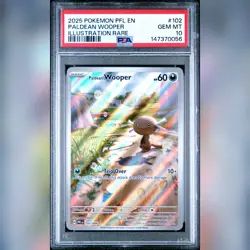 Paldean Wooper 102/094 - Phantasmal Flames - Pokemon TCG ✨ PSA 10 ✨ - Image 1