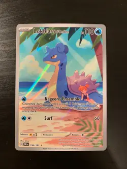 Carte Pokemon : Lokhlass d'Ondine 194/182 Aventures Ensemble Francais NEUF - Image 1