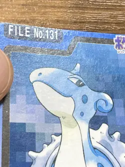 Pokemon Carddass Card Lapras File No.131 Bandai Pocket Monsters 1997 Japan - Image 4
