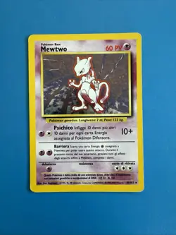 Pokemon Mewtwo 10/102 | Set Base Italiano Vintage Excellent - Image 1