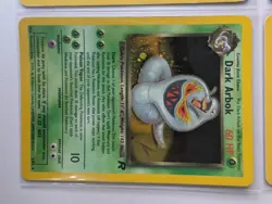 Pokemon Team Rocket Dark Arbok Holo Rare Bundle WOTC Vintage Ekans Trainers - Image 3
