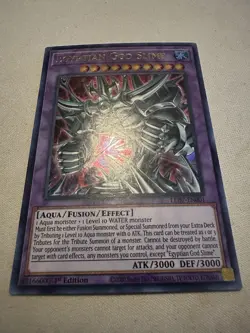Yu-Gi-Oh! Egyptian God Slime LED7-EN001 Ultra Rare 1st Ed LP/VMP (see photos) - Image 1