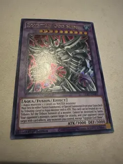 Yu-Gi-Oh! Egyptian God Slime LED7-EN001 Ultra Rare 1st Ed LP/VMP (see photos) - Image 2