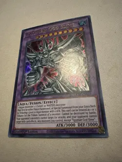 Yu-Gi-Oh! Egyptian God Slime LED7-EN001 Ultra Rare 1st Ed LP/VMP (see photos) - Image 3