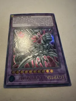 Yu-Gi-Oh! Egyptian God Slime LED7-EN001 Ultra Rare 1st Ed LP/VMP (see photos) - Image 5