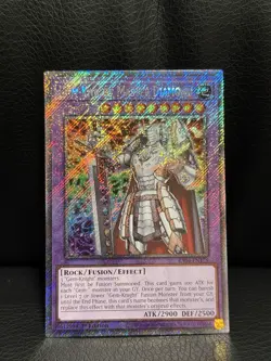 Yu-Gi-Oh! Gem-Knight Master Diamond RA04-EN178 Platinum Secret Rare NM - Image 2