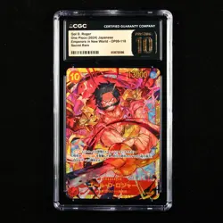 CGC 10 PRISTINE 2024 One Piece JPN Gol D. Roger OP09-118 SEC - Image 2