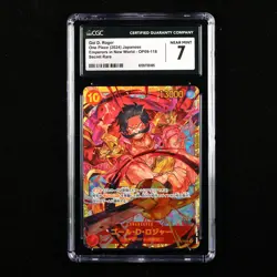 CGC 7 NEAR MINT 2024 One Piece JPN Gol D. Roger OP09-118 SEC - Image 1