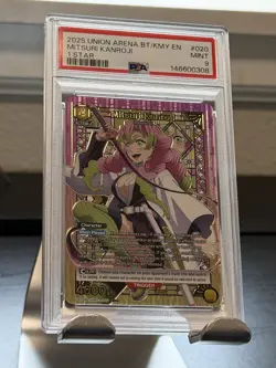 Mitsuri Kanroji 2025 Union Arena Demon Slayer #020 1 Star Rarity PSA 9 Mint - Image 1