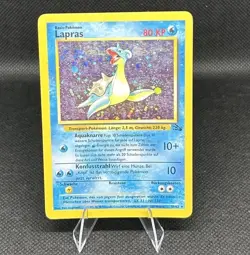Lapras 1999 Pokemon Fossil Holo Rare Card #10/62 - Image 1