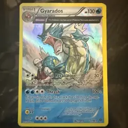 Pokemon Gyarados TCG Full Art Holo Rare Card 21/98 - Image 1