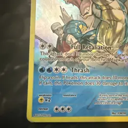 Pokemon Gyarados TCG Full Art Holo Rare Card 21/98 - Image 4