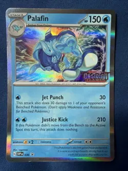 Palafin 036 Scarlet & Violet Promo Cards Holo Obsidian Flames Stamped Pokemon NM - Image 1