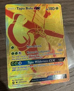 Pokemon Cards Tapu Bulu GX SV91/SV94 Hidden Fates Secret Rare NM - Image 1