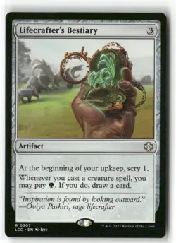 Lifecrafter’s Bestiary Commander: The Lost Caverns Of Ixalan NM Magic MTG - Image 1