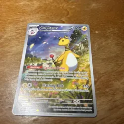Ampharos Illustration Rare 090/086 CRI Chaos Rising Pokemon Card English NM Holo - Image 1