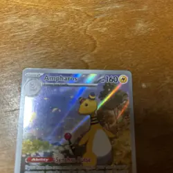 Ampharos Illustration Rare 090/086 CRI Chaos Rising Pokemon Card English NM Holo - Image 4