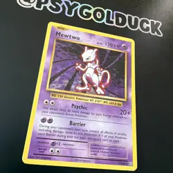 Pokemon TCG XY Evolutions Mewtwo Holo Card 51/108 Cracked Ice Rare LP A1 - Image 2