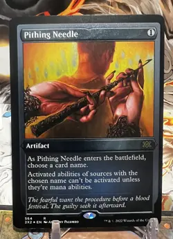 MTG | Pithing Needle [Double Masters 2022] ✨FOIL Etched✨ - Image 1