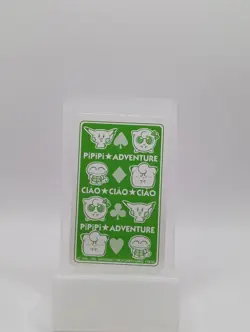 1998 POKEMON PIPIPI ADVENTURE PLAYING CARDS Jigglypuff 10 of Hearts - Image 2