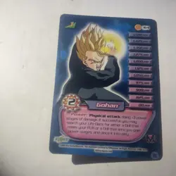Gohan 164 165 Hi Tech Foil Folding Personality Card Limited Score Dbz CCG Tcg - Image 1