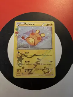 Dedenne RC10/RC32 Generations Holo 2016 Pokemon TCG Card Radiant Collection - Image 1