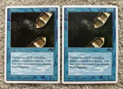 MTG Vintage Blue 20 Card Lot Seasinger Dandan Clone Djinn Old Border Cards LP - Image 3